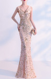 Women Summer Fishtail Formal Party Evening Dress