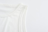 Women Summer Letter Printed Crop Top Vest