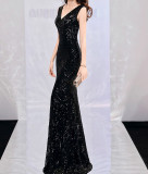 Women Summer Fishtail Formal Party Evening Dress