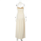 Women Slit Holidays Maxi Dress