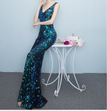 Women Summer Fishtail Formal Party Evening Dress