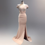 Women Formal Party Fishtail Evening Dress