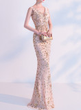 Women Summer Fishtail Formal Party Evening Dress