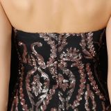 Women Sequined Skirt Ball Party Evening Dress