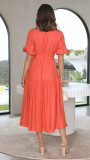 Women Casual Trendy Summer V Neck Dress