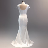 Women Formal Party Fishtail Evening Dress