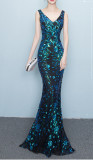 Women Summer Fishtail Formal Party Evening Dress