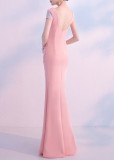 Women Formal Party Fishtail Evening Dress