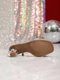 Women Summer Sexy High-heeled Sandals Gem Roman High-heeled Sandals Heels