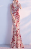 Women Summer Fishtail Formal Party Evening Dress