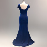 Women Formal Party Fishtail Evening Dress