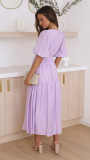 Women Casual Trendy Summer V Neck Dress
