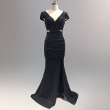 Women Formal Party Fishtail Evening Dress