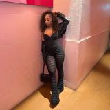 Sexy See Through Nightclub Women’s Tight Fitting Pants