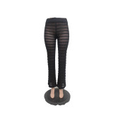 Sexy See Through Nightclub Women’s Tight Fitting Pants
