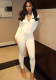 Tight Fitting Hollow Low Back Jumpsuit Women’s Sportswear