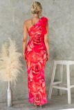 Summer Slim Sleeveless Floral Sexy Dress