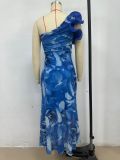 Summer Slim Sleeveless Floral Sexy Dress