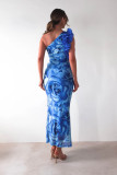Summer Slim Sleeveless Floral Sexy Dress