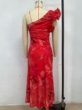 Summer Slim Sleeveless Floral Sexy Dress