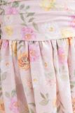 Floral Slim Waist Strap Dress Summer Holiday Long Gown