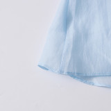 Women ruffled Halter Neck sleeveless suspender top