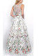 Women wedding dress embroidered chiffon color sexy evening dress