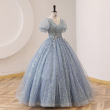 Women elegant tutu evening dress