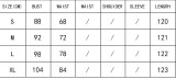 Women summer solid round neck dress