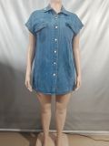Women Casual Denim sleeveless jacket