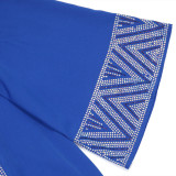 Women Round Neck Beaded Maxi Dress