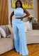 Women summer Style sexy Patchwork Top and trousers two-piece set