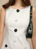 Women's Elegant Sleeveless Slim Waist Bodycon Dress