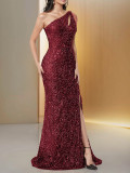 Luxury Long Dress Sexy Elegant Sequin Evening Dress for Formal Party & Cocktail Events