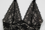 Summer Women's Sexy Fashion Halter Neck Lace-Trimmed Slit Slim Dress