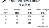 Fashion Street Star Patch Low-Waist Wide-Leg Mid-Length Denim Pants