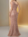 Luxury Long Dress Sexy Elegant Sequin Evening Dress for Formal Party & Cocktail Events