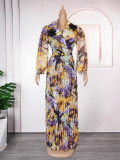 Plus Size Print Women's Fashion Dress