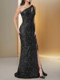 Luxury Long Dress Sexy Elegant Sequin Evening Dress for Formal Party & Cocktail Events