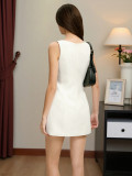 Women's Elegant Sleeveless Slim Waist Bodycon Dress