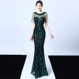 Sleeveless Fishtail Wedding Dress Bridal Evening Gown