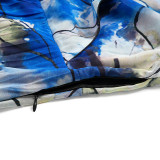 Plus Size Print Women's Fashion Dress