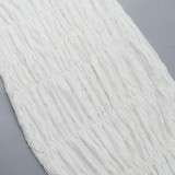 Spring Texture off shoulder slim Long Dress