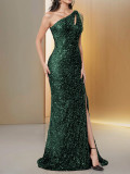 Luxury Long Dress Sexy Elegant Sequin Evening Dress for Formal Party & Cocktail Events
