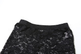 Winter Women Sexy V-Neck Long Sleeve Top & Slim Trousers Set