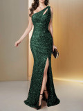 Luxury Long Dress Sexy Elegant Sequin Evening Dress for Formal Party & Cocktail Events