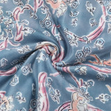 Sexy Straps Printed Slim Holidays Chic Slim Long Dress