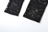 Winter Women Sexy V-Neck Long Sleeve Top & Slim Trousers Set