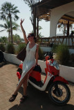 Straps Sexy Knitted Beach Cover-Up Low-Back Slit V-Neck High-Waist Slim Dress