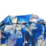 Plus Size Print Women's Fashion Dress